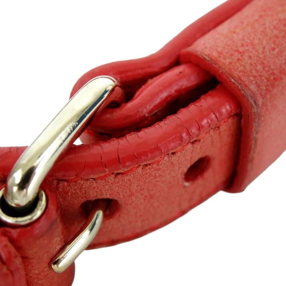 600157AR (S1) Givenchy Bracelet Red Leather - Picture 6 of 13